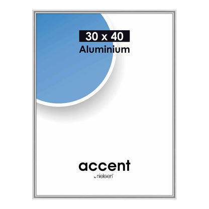 Nielsen Bilderrahmen 55139 Accent Weiß Glänzend 40x60 cm