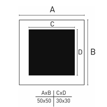 Nielsen Bilderrahmen 8988054 Apollon Weiß 50x50 / 30x30 cm — 2