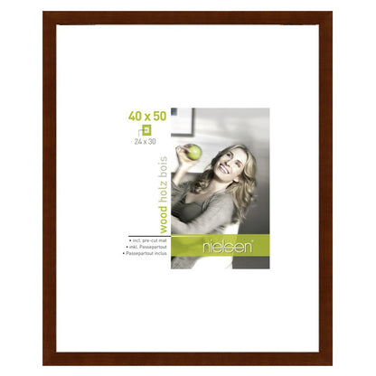 Nielsen Bilderrahmen 8988024 Apollon Wenge 40x50 / 24x30 cm