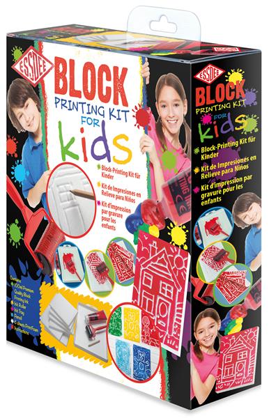 Essdee Blockprint Beginset Linosnede voor Kinderen - 10 delig