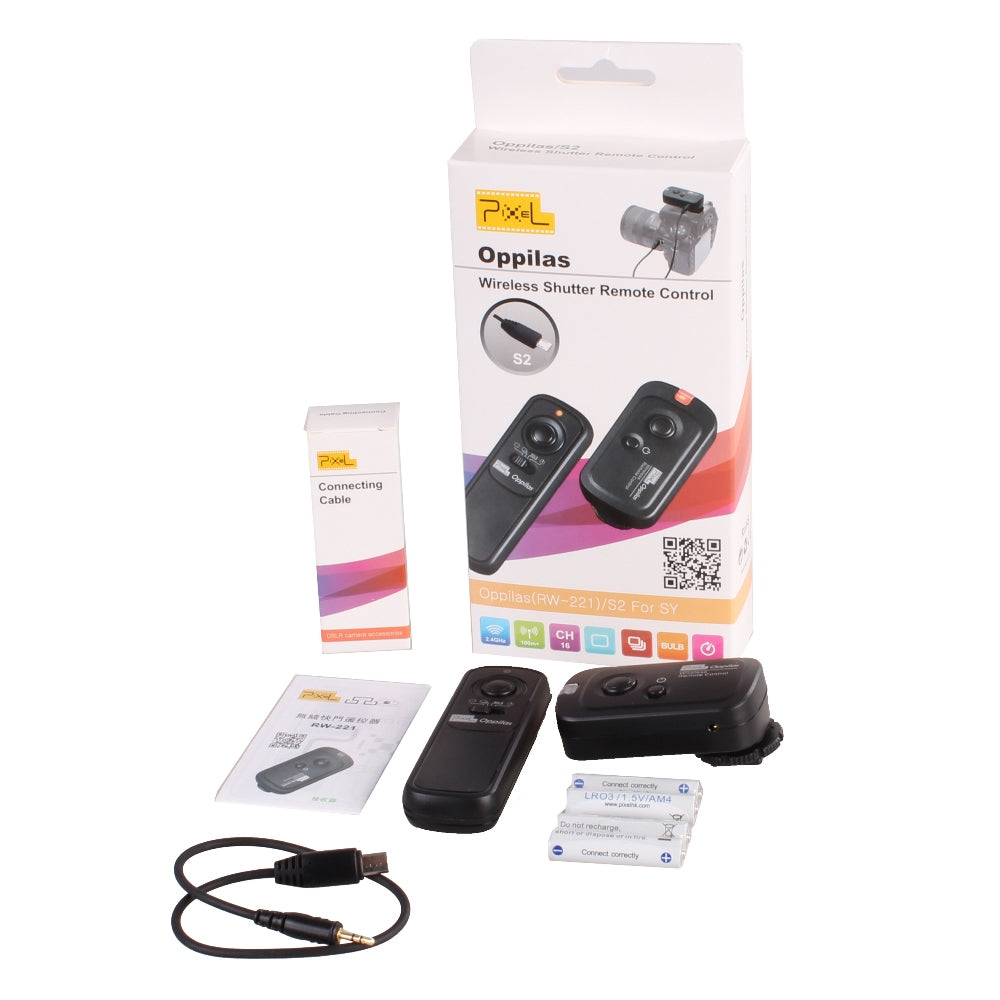 Pixel Fernauslöser Drahtloss RW-221/S2 Oppilas für Sony — 3