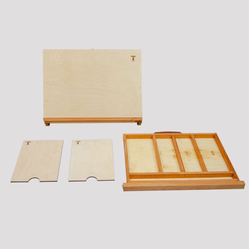 Tart Britse Stijl Pochade Box A3