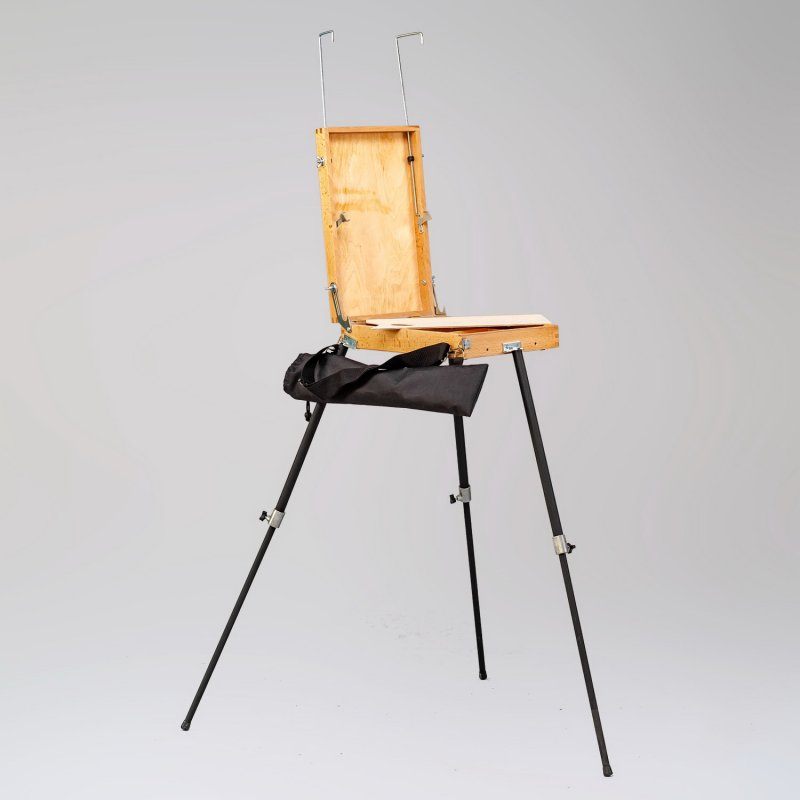 Tart Pochade Box Easel - Klappbare Beine - natur - max. Leinwandhöhe 680 mm