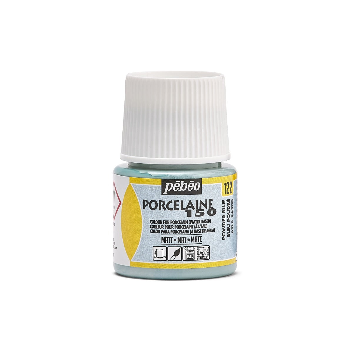 Pebeo Porcelaine 150 Porzellanfarbe 45 ml - 122 - Pastelblauw