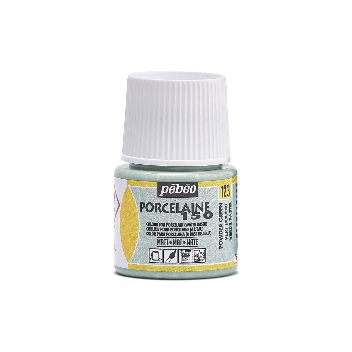 Pebeo Porcelaine 150 Porzellanfarbe 45 ml - 123 - Pastelgroen