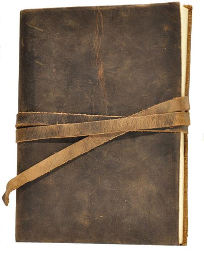 Calve's Leather Sketchbook - 16,5 x 12 cm - Natur-Hellbraun