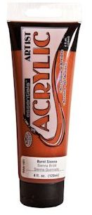 R&L Essentials Acrylic Paint 120 ml - Burnt Sienna