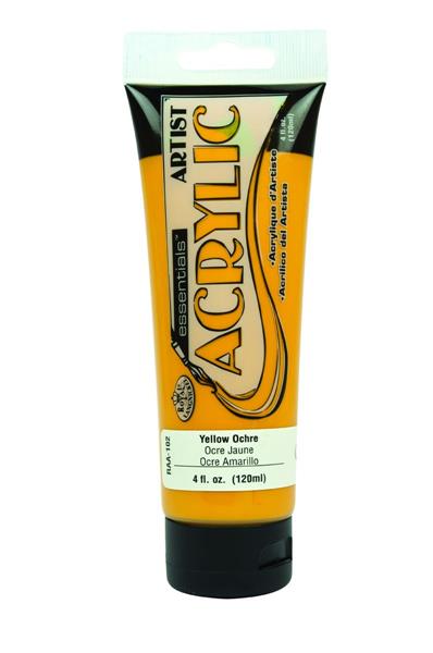 R&L Essentials Acrylic Paint 120 ml - Yellow Ochre
