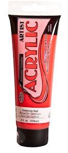 R&L Essentials Acrylic Paint 120 ml - Cadmium Red