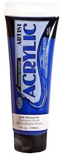R&L Essentials Acrylic Paint 120 ml - Dunkles Ultramarin