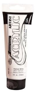 R&L Essentials Acrylic Paint 120 ml - Titanium White