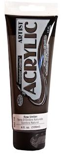 R&L Essentials Acrylic Paint 120 ml - Raw Umber