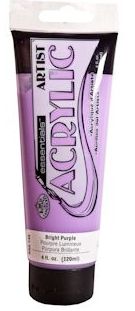 R&L Essentials Acrylic Paint 120 ml - Bright Purple