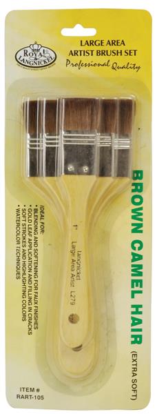 Royal & Langnickel Spalter en Brede Kwast Sets - 3 Pack