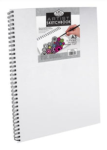 Royal & Langnickel Sketchbooks - Canvas Covered - A3 - 120 g - 80 Blatt