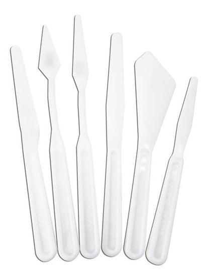 Royal & Langnickel Plastic Painting Knives - 6 Stück