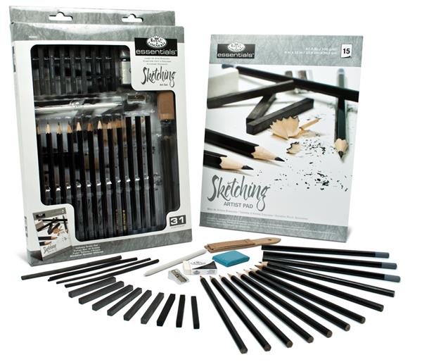 R&L Sketching Art Set RD 842L - 31 Pack