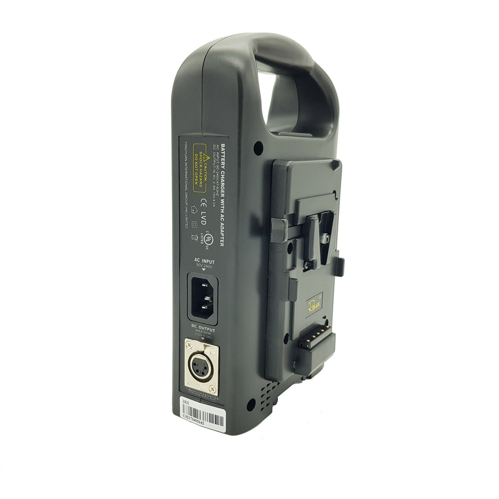 Rolux Doppel-Akkulader RL-2KS für V-Mount Akku — 2
