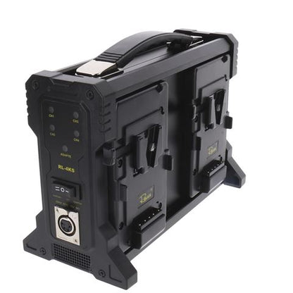 Rolux Akkulader RL-4KS für 4 x V-Mount Akku — 3