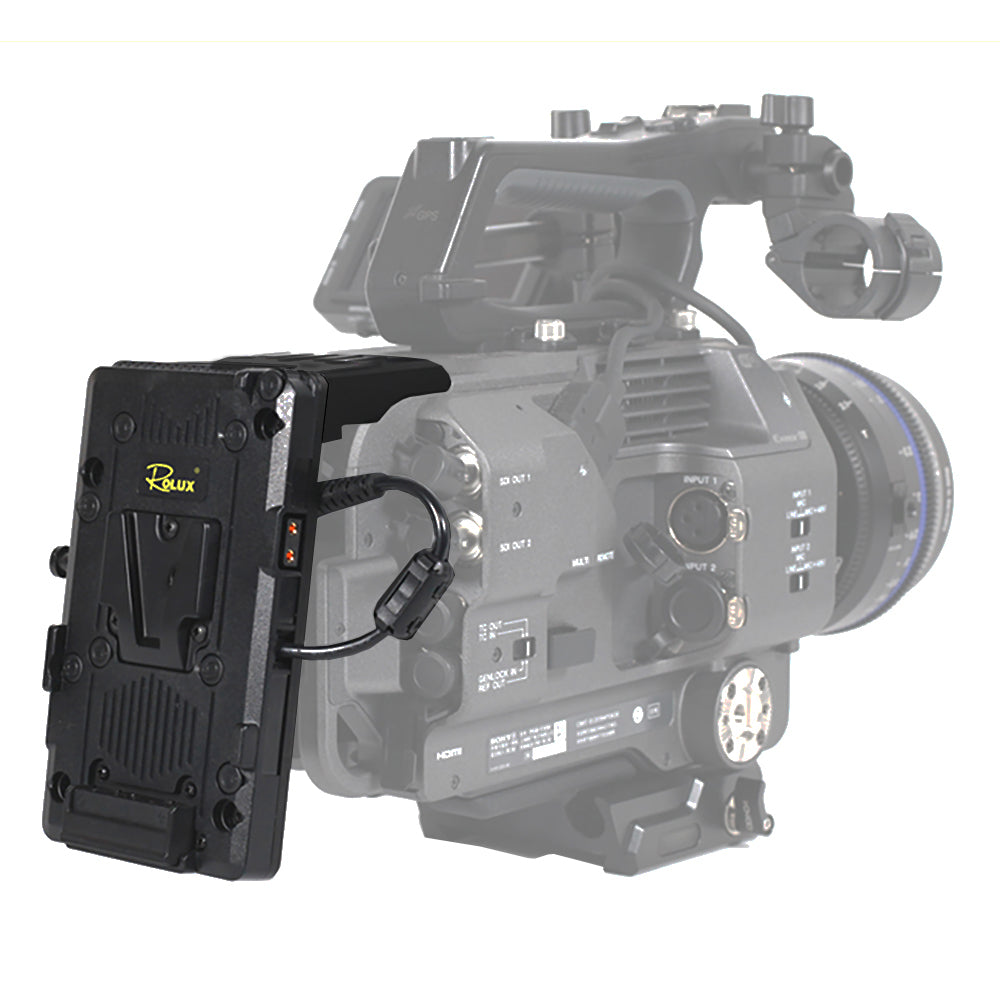 Rolux V-Mount Akkuhalter RL-GDX9 für Sony FX9 — 2
