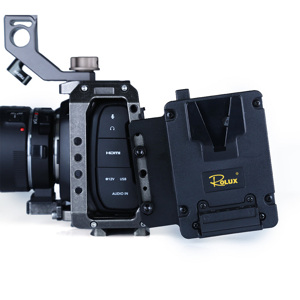 Rolux Mini V-Mount Akkuhalter RL-AC12S — 2