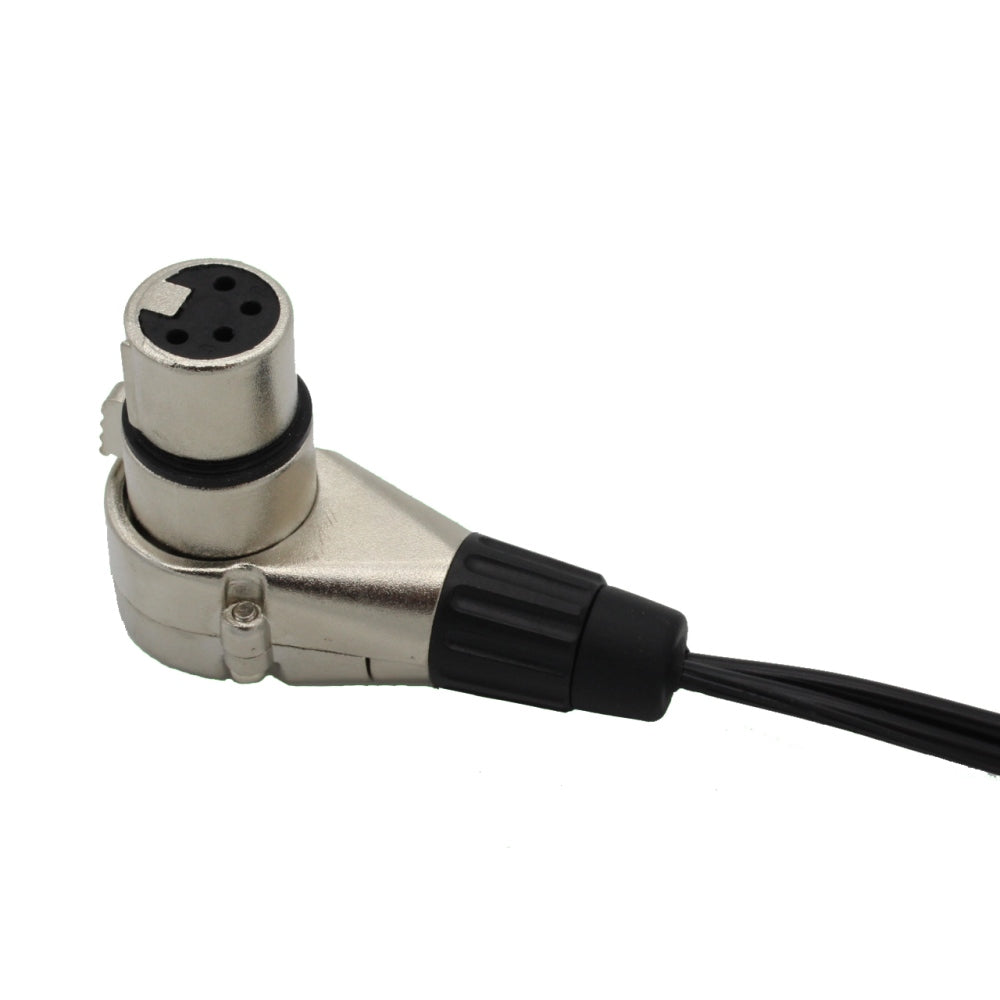 Rolux 4-Pins XLR Female Plug mit Male D-Tap RL-C5 — 2