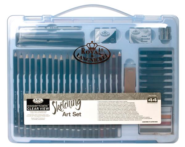 R&L Clear Case Sketching Set