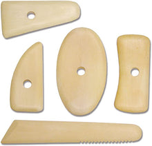 Royal & Langnickel Töpfer-Rippen aus Holz - 5-delige set