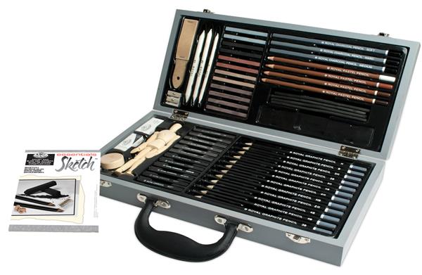 Royal & Langnickel Deluxe Sketching Box Set 2000 - 58 Pack