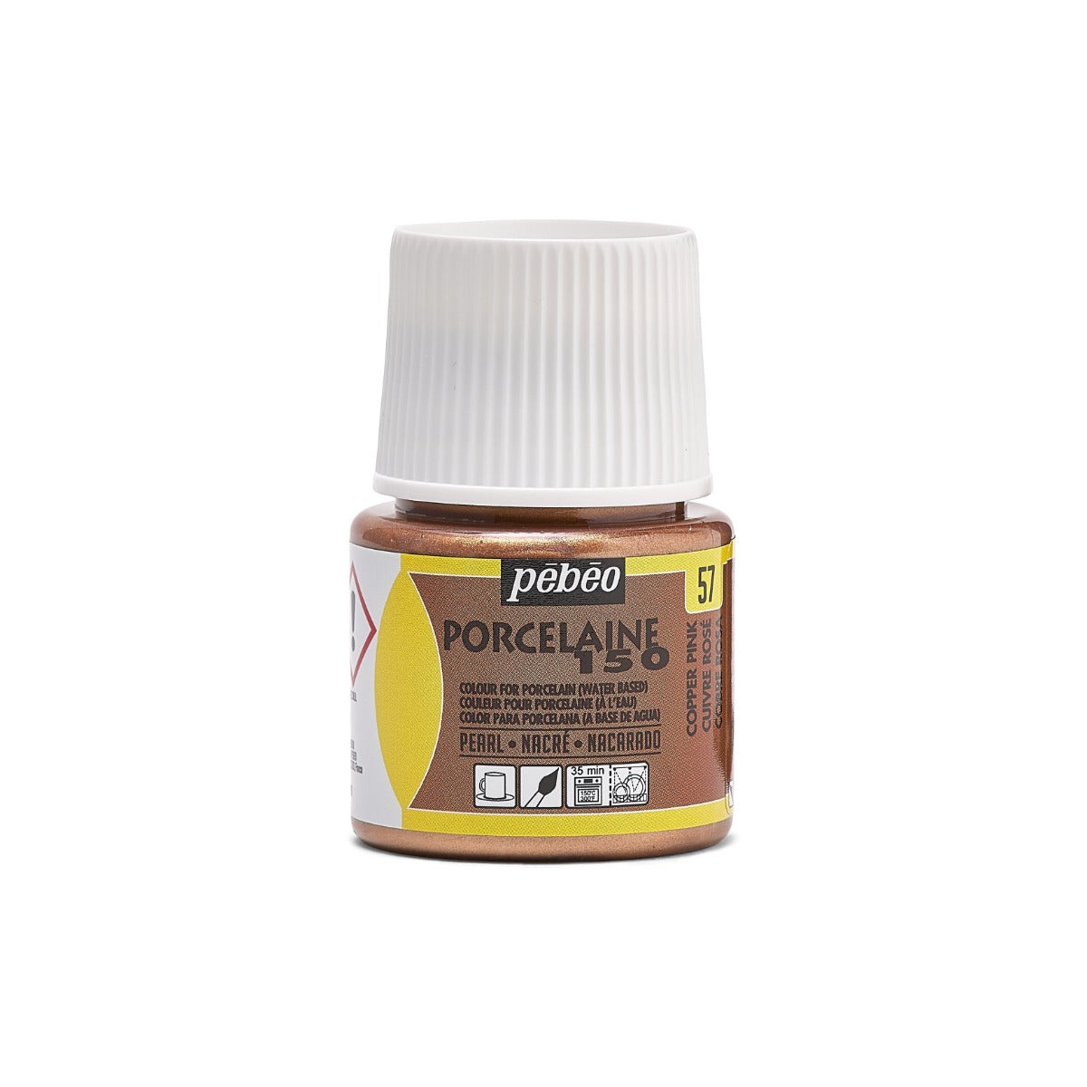 Pebeo Porcelaine 150 Porzellanfarbe 45 ml - 57 - Koperroze