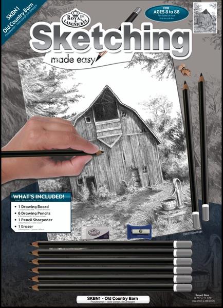 R&L Sketching Made Easy Standard - Old Country Barn