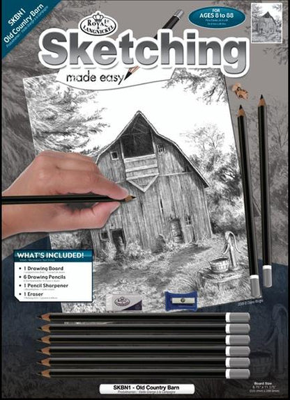 R&L Sketching Made Easy Standard - Old Country Barn
