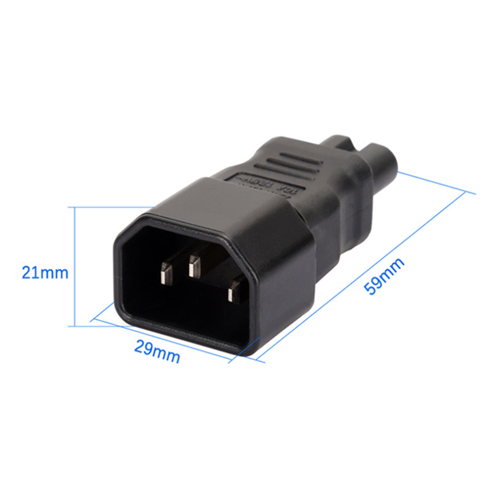 StudioKing Adapter Set PCA-C7A für C7 auf C14 Stromkabel — 3