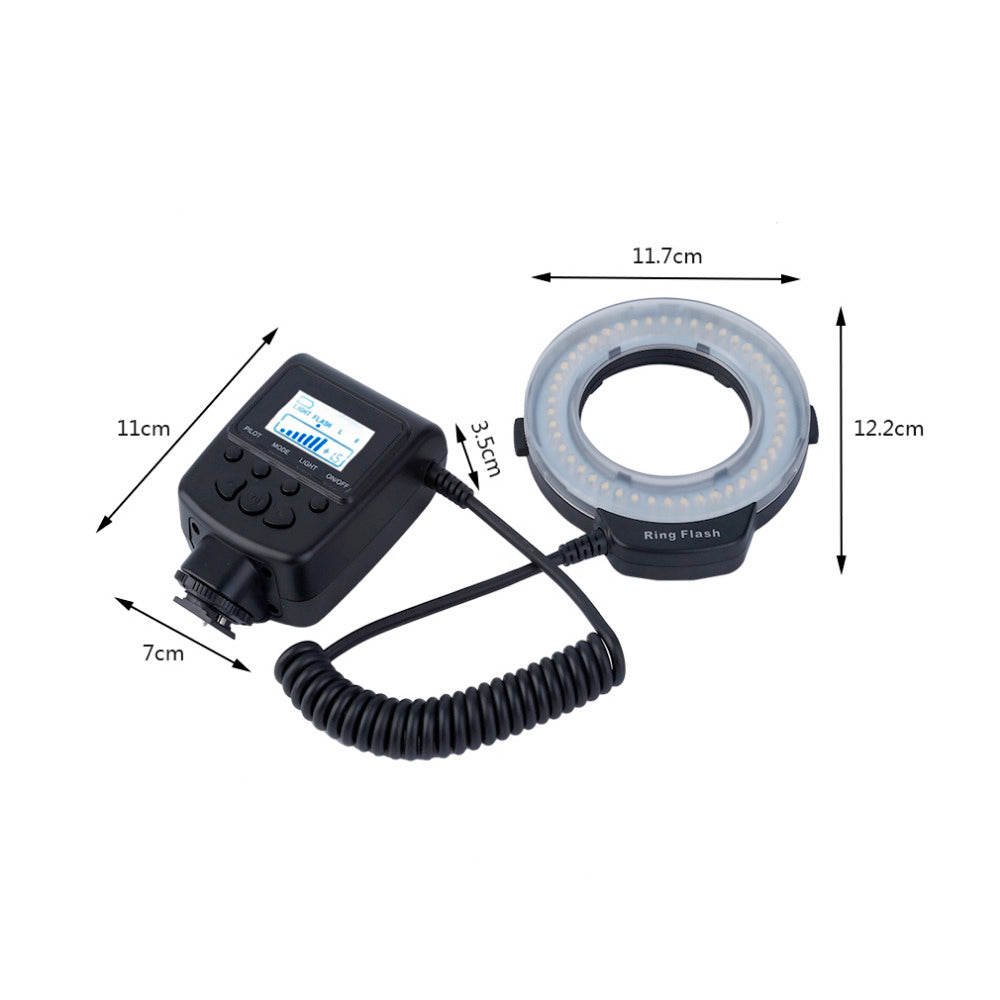 StudioKing Makro LED Ringlampe mit Blitz RL-130 — 4
