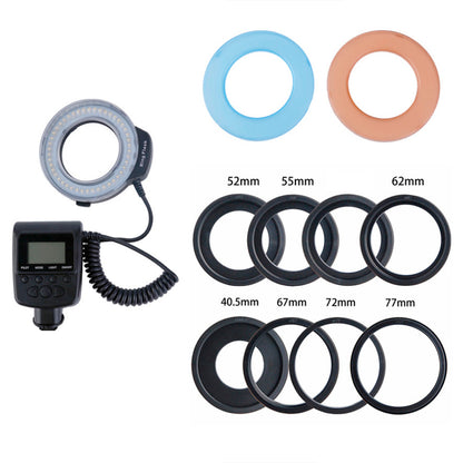 StudioKing Makro LED Ringlampe mit Blitz RL-130 — 5