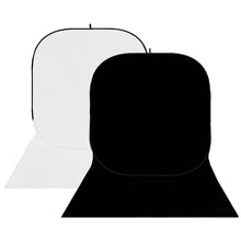 StudioKing Background Board BBT-01-20 Weiß/Schwarz 150x400 cm