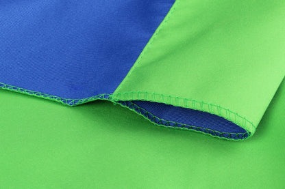 StudioKing Stoffhintergrund 2,7x5 m Blau/Grün
