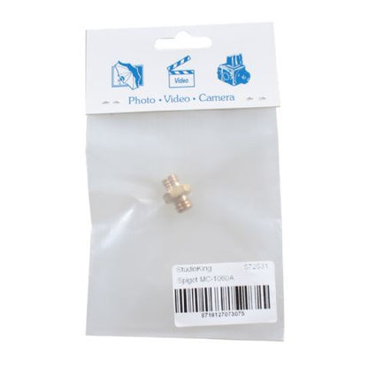 StudioKing Spigot Verlaufadapter MC-1060A 3/8" Male 3/8" Male — 3