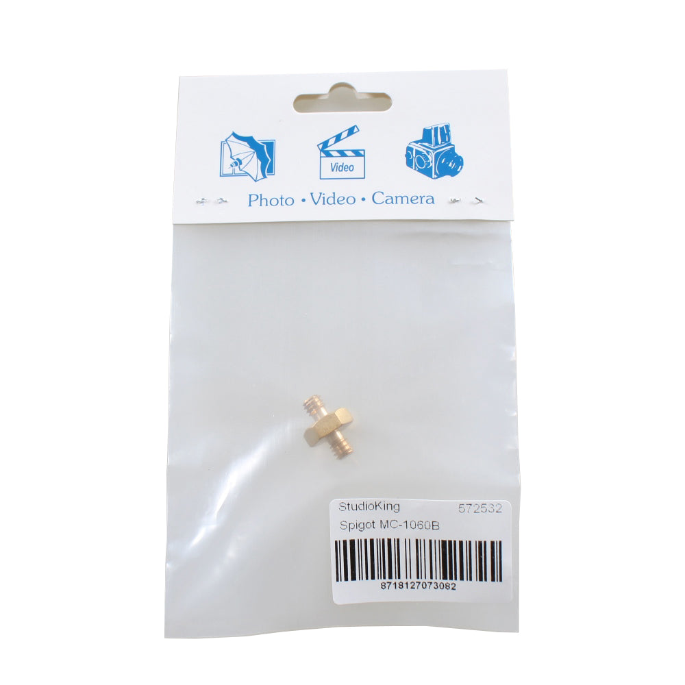 StudioKing Spigot Verlaufadapter MC-1060B 1/4" Male 1/4" Male — 3