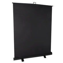 StudioKing Roll-Up Hintergrundschirm FB-150200FB 150x200 cm Schwarz