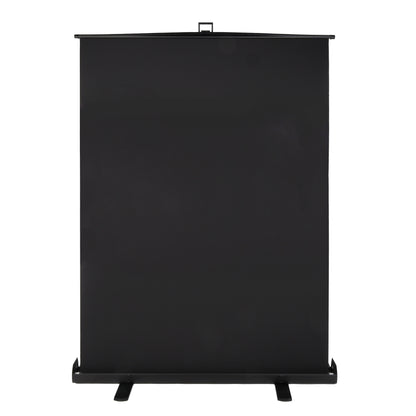 StudioKing Roll-Up Hintergrundschirm FB-150200FB 150x200 cm Schwarz — 2