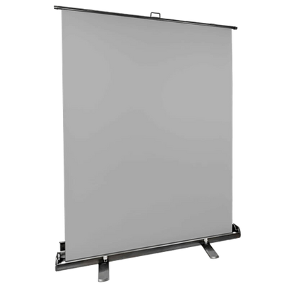 StudioKing Roll-Up Hintergrundschirm FB-150200FGR 150x200 cm Grau