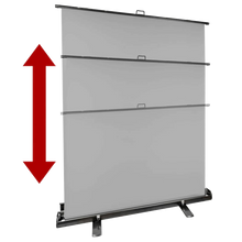 StudioKing Roll-Up Hintergrundschirm FB-150200FGR 150x200 cm Grau — 2