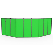 StudioKing Panorama Hintergrund Green Screen FSF-240900PT 240x900cm — 2