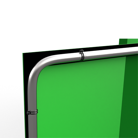 StudioKing Panorama Hintergrund Green Screen FSF-240900PT 240x900cm — 5