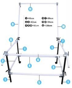 StudioKing Aufnahmetisch FST-13240 130x240 cm — 2