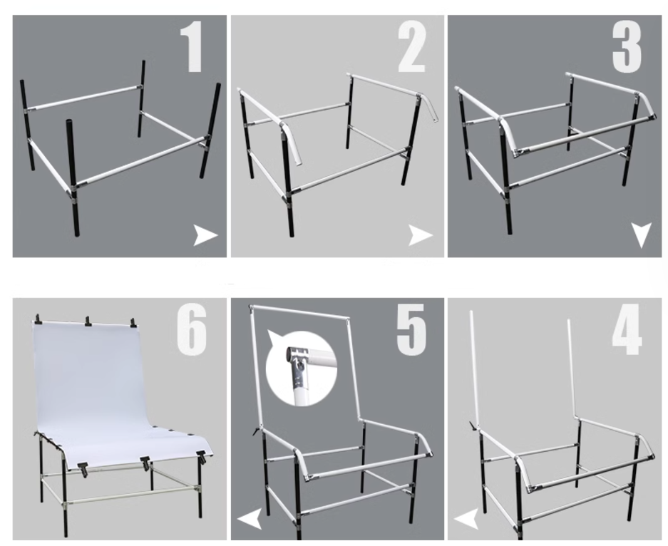 StudioKing Aufnahmetisch FST-13240 130x240 cm — 3