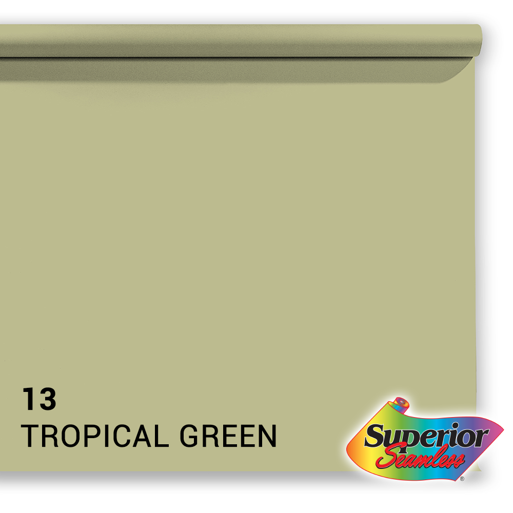 Superior Hintergrund Papier 13 Tropical Green 1,35 x 11m