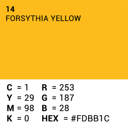 Superior Hintergrund Papier 14 Forsythia Yellow 1,35 x 11m — 5