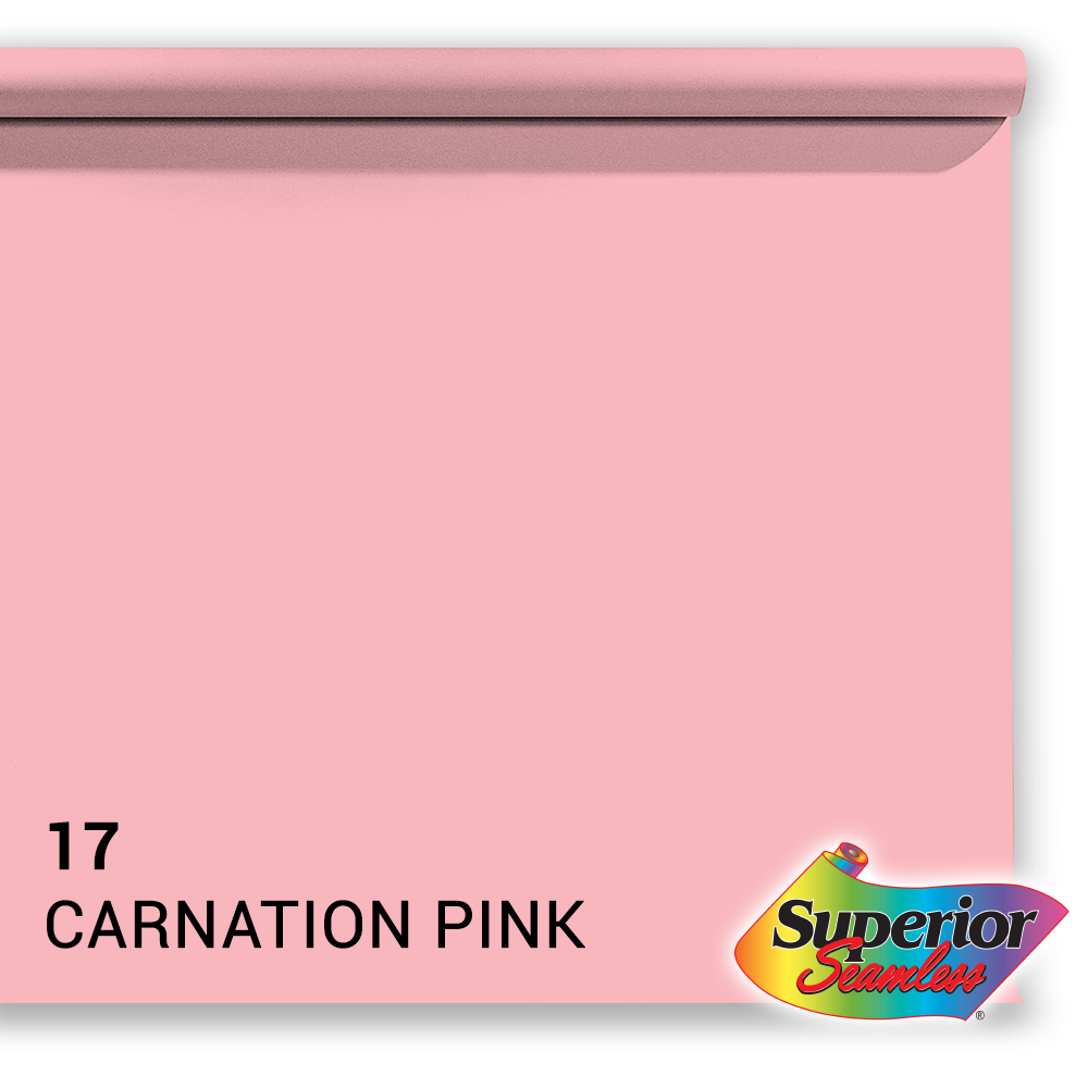 Superior Hintergrund Papier 17 Carnation Pink 1,35 x 11m